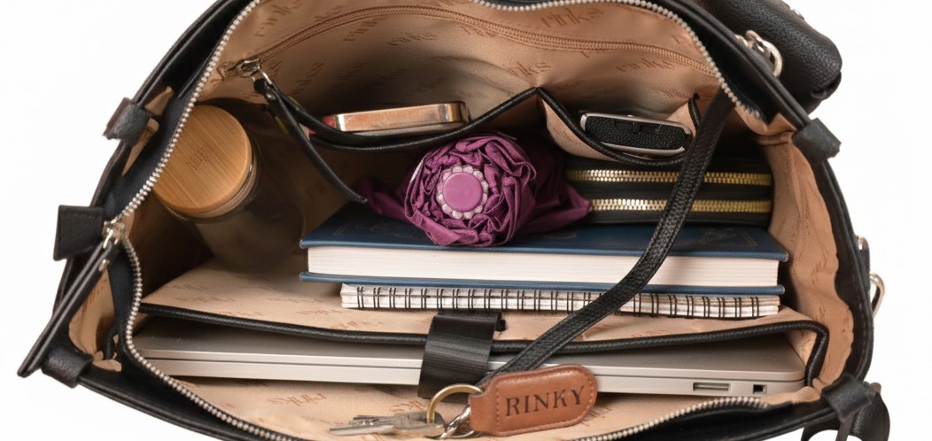 fable work tote: multi print edition (vegan leather) fable work tote: multi print edition (vegan leather)