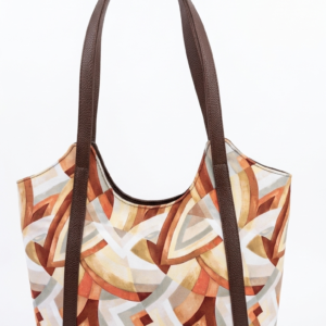 The ANANTA Velvet Tote- Orange