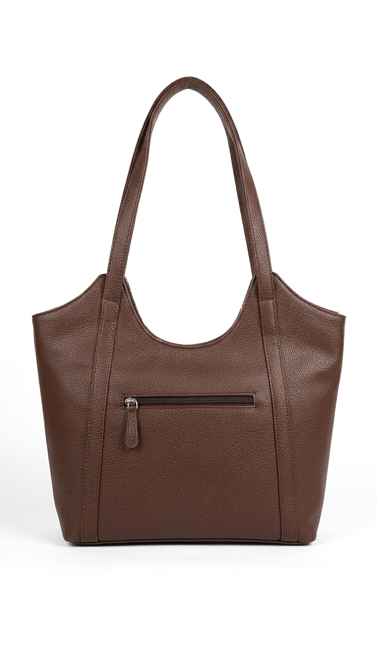 The ANANTA Velvet Tote- Orange - Image 3