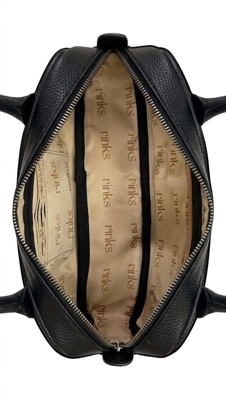 Ziba Polka: The Designer Canvas & Vegan Leather Baguette - Image 4