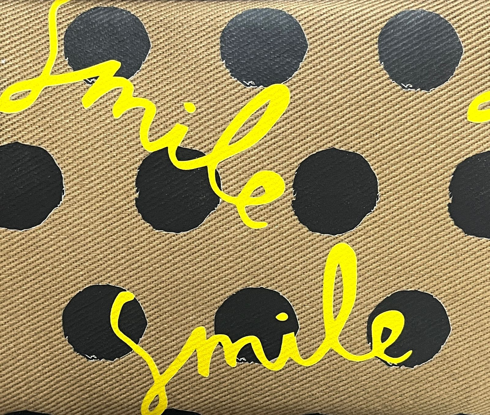 Ziba Polka: The Designer Canvas & Vegan Leather Baguette - Image 3